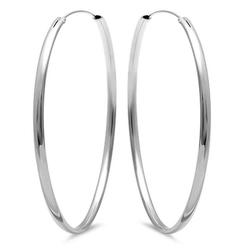 NEW STARLETTE women's hoops earrings in silver